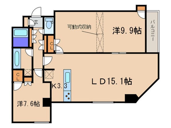 ＭＦＰＲ目黒タワーの物件間取画像